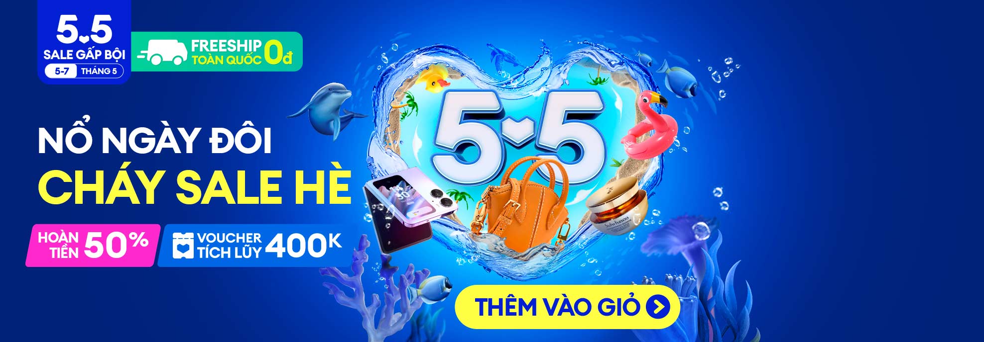 Tổng Hợp Mã LAZADA NGÀY SIÊU SALE 05/05