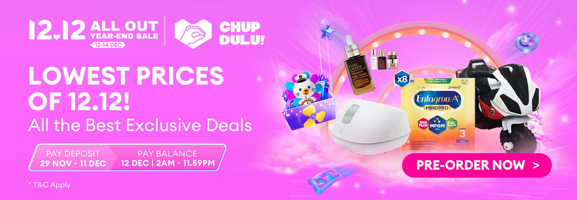 12.12 All Out Year-End Sale - Chup Dulu Pre Teasing Day 1