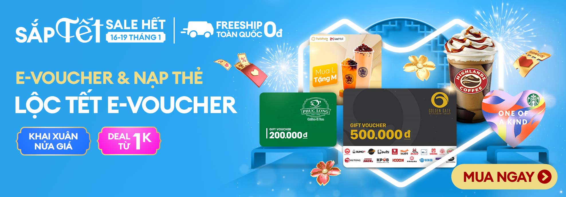 Khuyến mãi Lazada tháng 01/2023